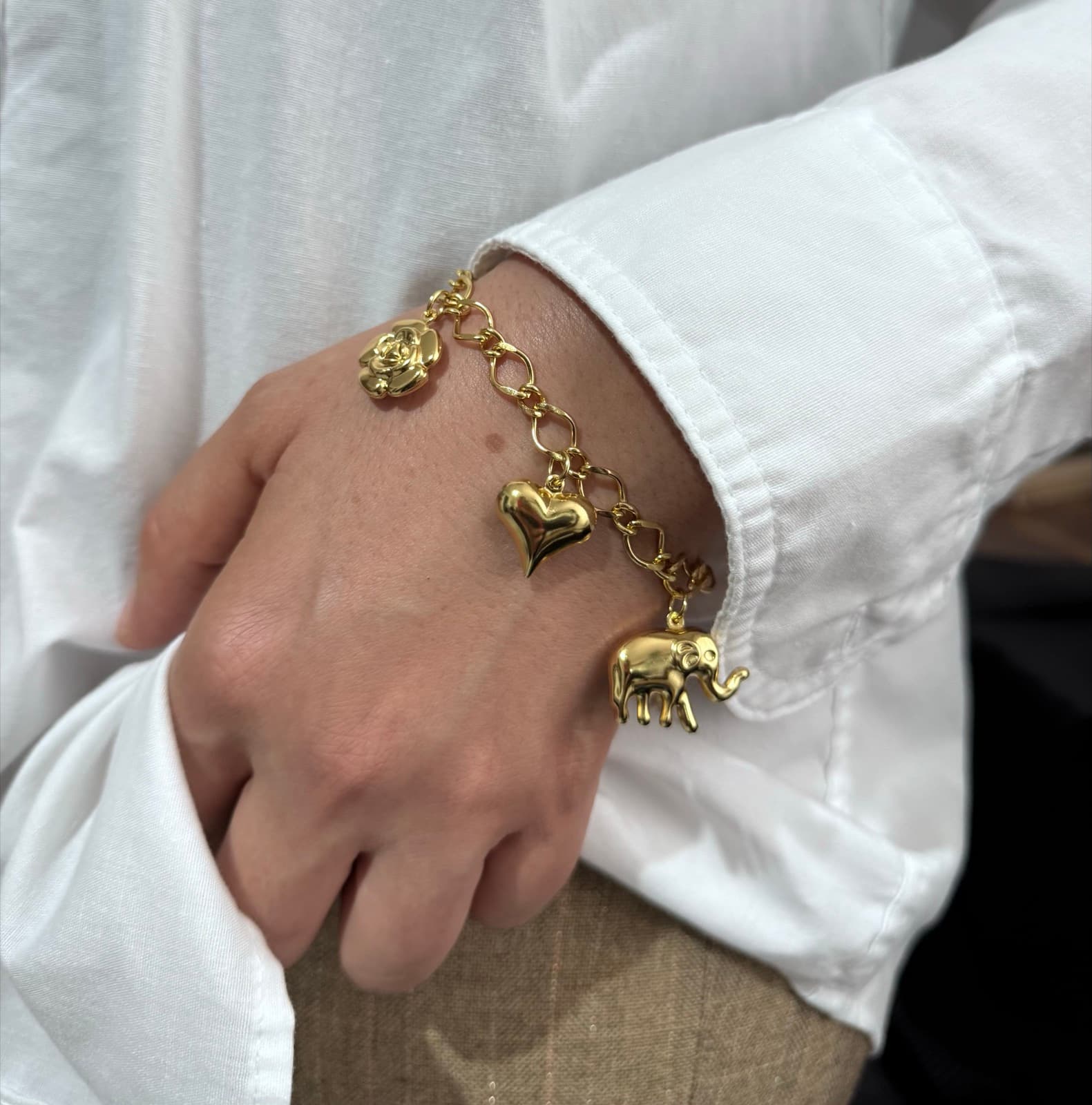 Fotografía de Pulsera Dijes Africa Gold