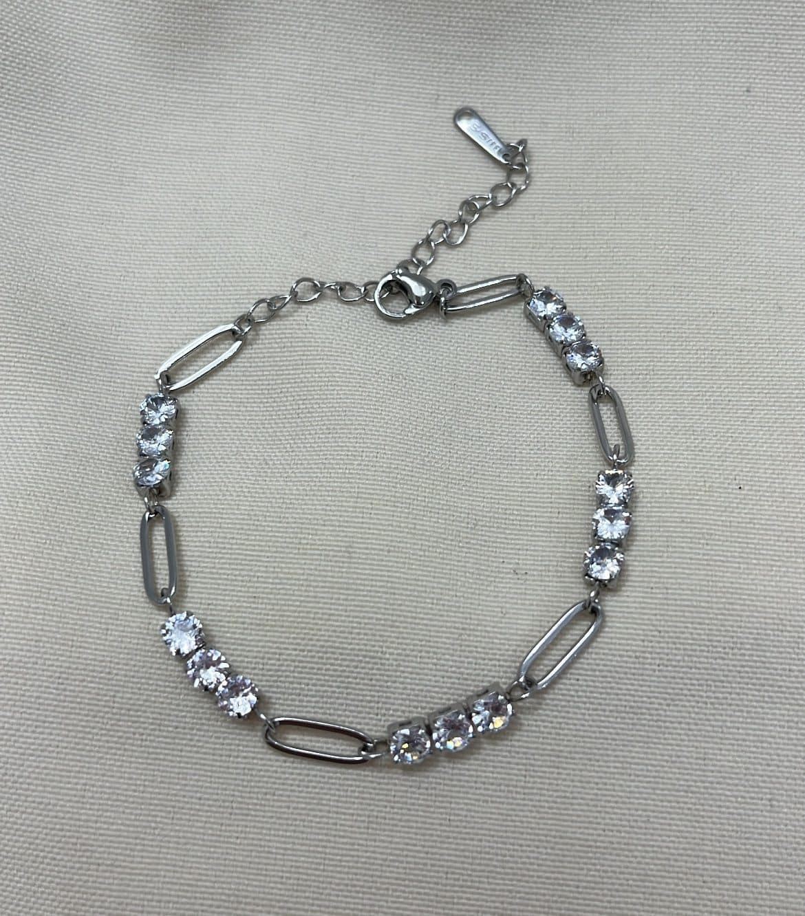 Fotografía de Pulsera Cadena Circonia Silver
