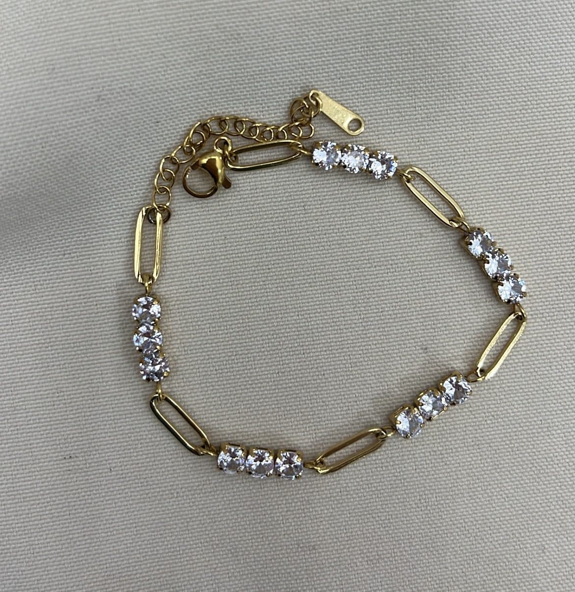 Fotografía de Pulsera Cadena Circonia Gold